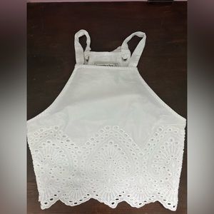 White XS Abercrombie Tank Top